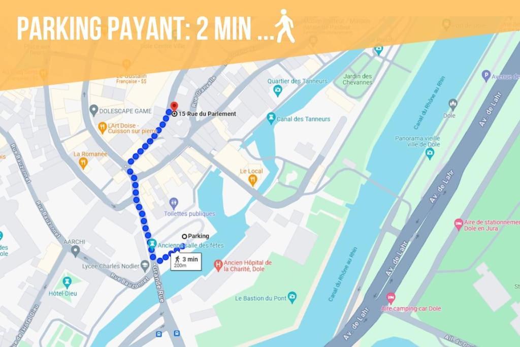 Appartement Spa - Nahleo Industriel Dole Ngoại thất bức ảnh
